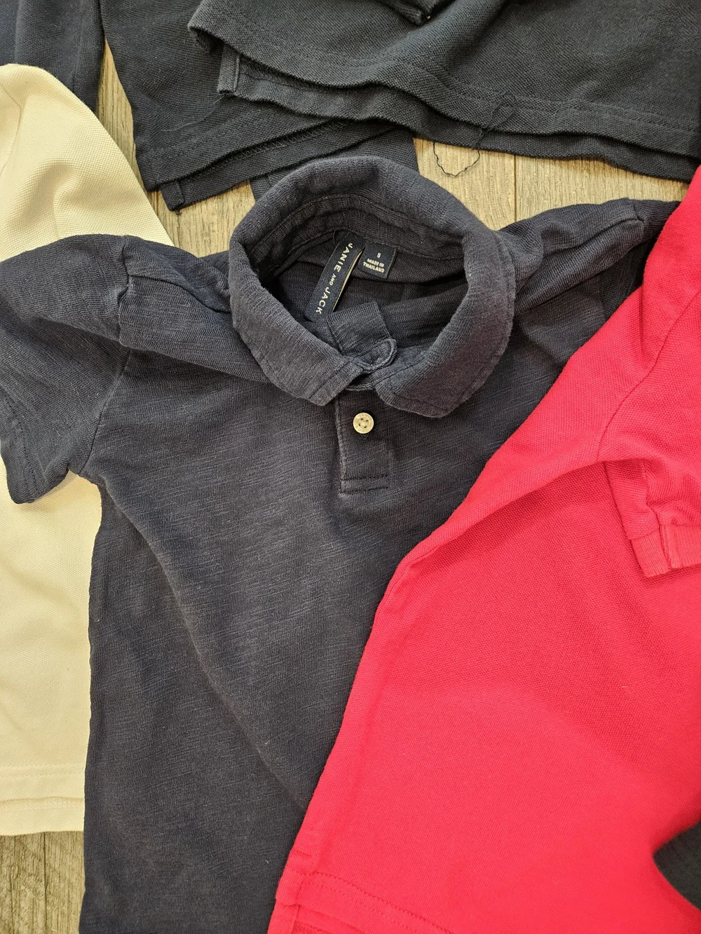 The Children's Place Preppy Uniform Navy, Red & White 8 Polo Shirt & 2 Pants Set